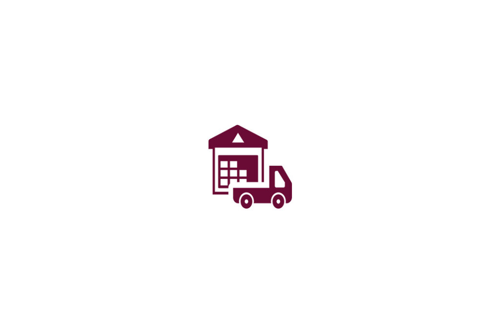 lorry and factory-icon