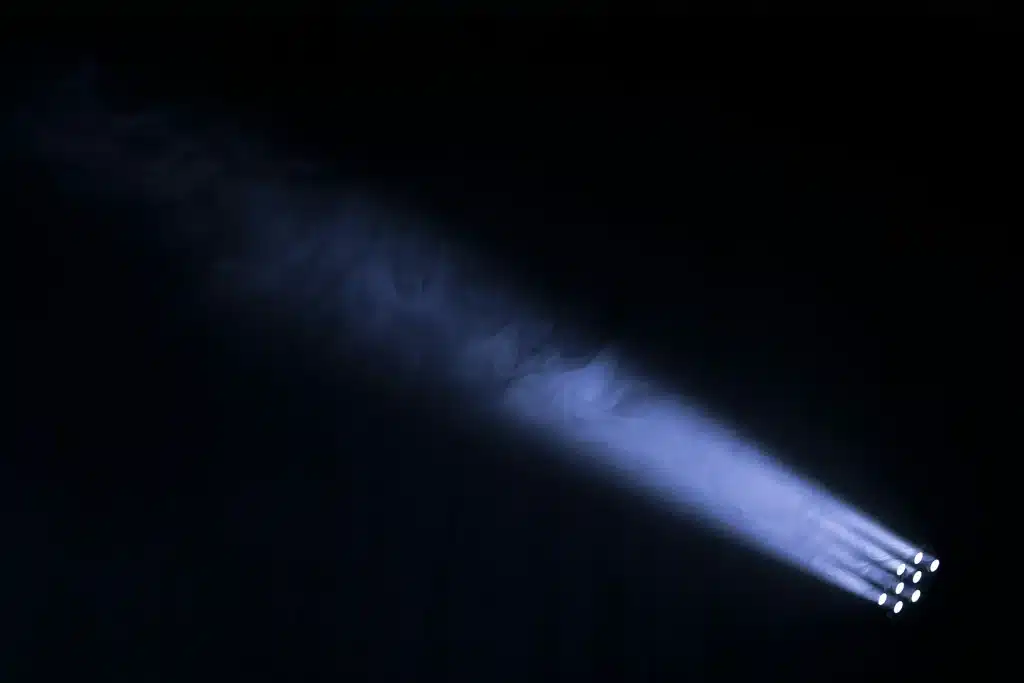 lights in dark sky