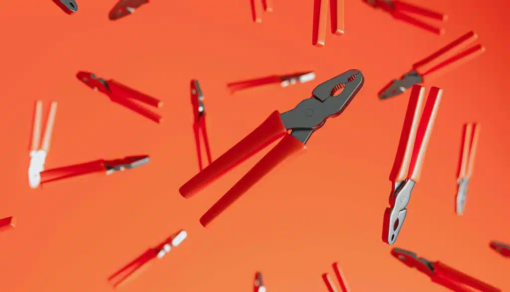 tool with orange background