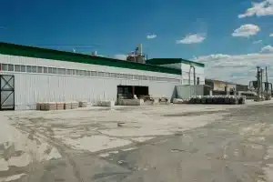 outside of a building