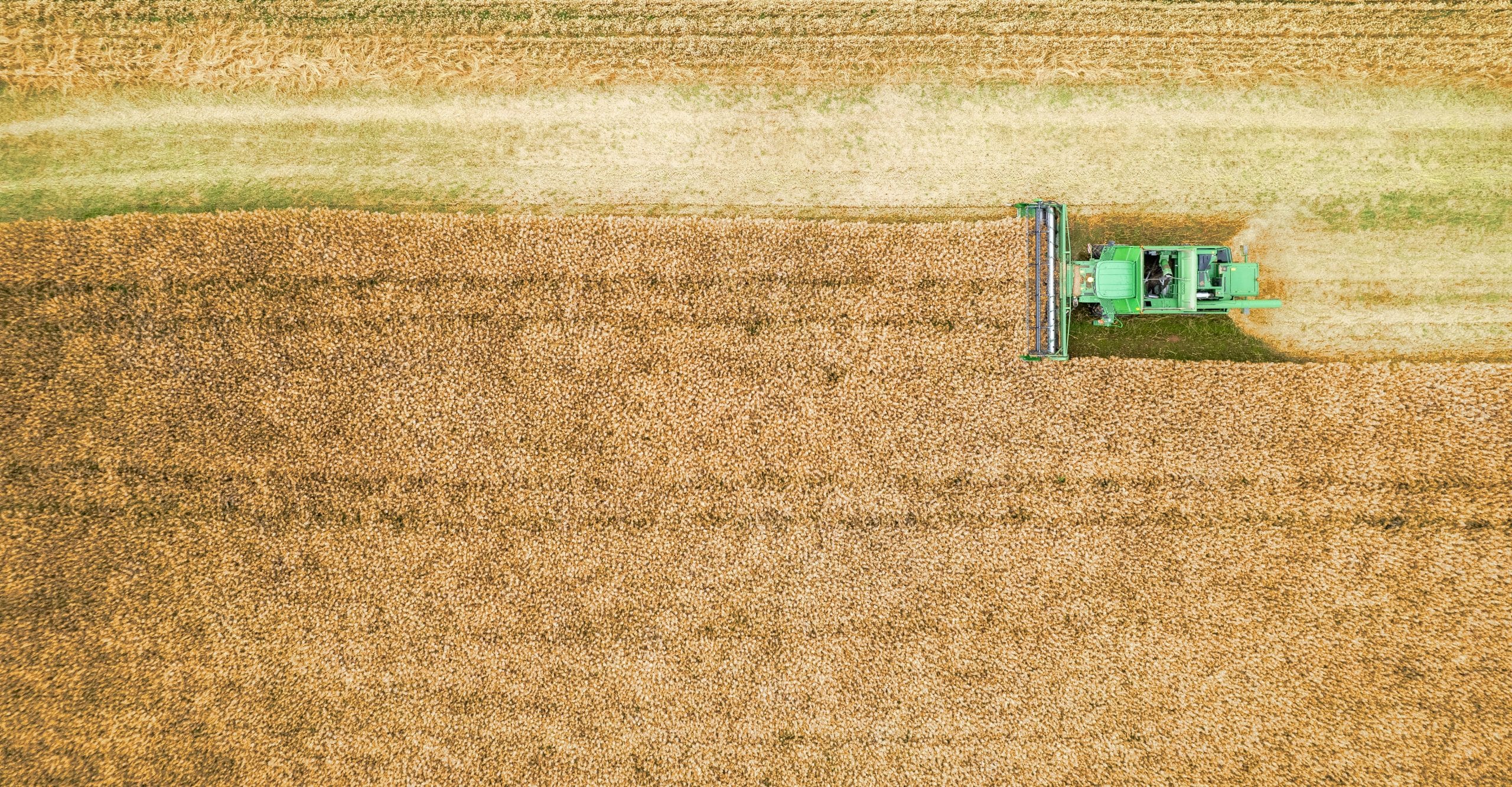 tractor in field